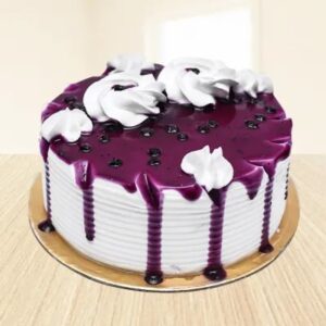 Blueberry Delight Drip Cake