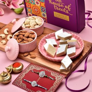 Sibling Blessing and Designer Rakhi