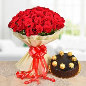 Premium Red Rose Hamper