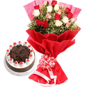 Roses and Black Forest Cake Standard