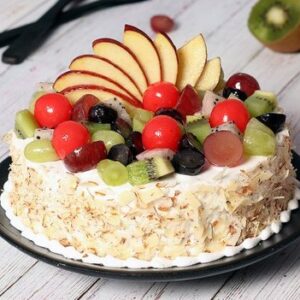 Almond N Fruits New Year Cake