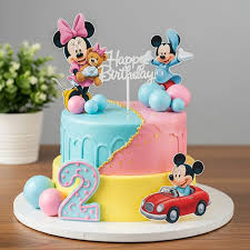 Winsome Mickey N Minnie Cake
