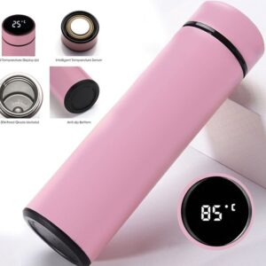 Personalised Temperature Hydration Bottle- Pink