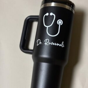 Personalised Royal Black Tumbler