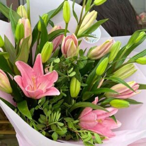 Passionate Pink Lilies