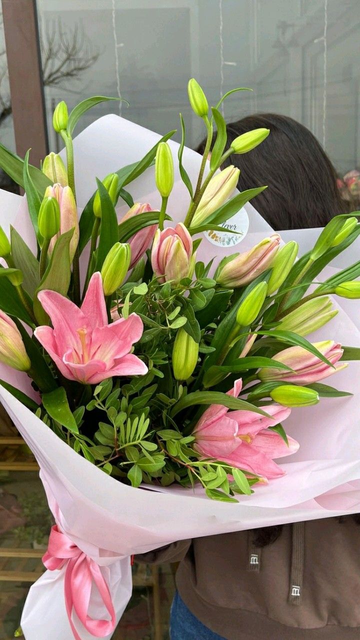 Passionate Pink Lilies