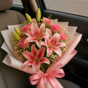 Pink Lily & Rose Blushing